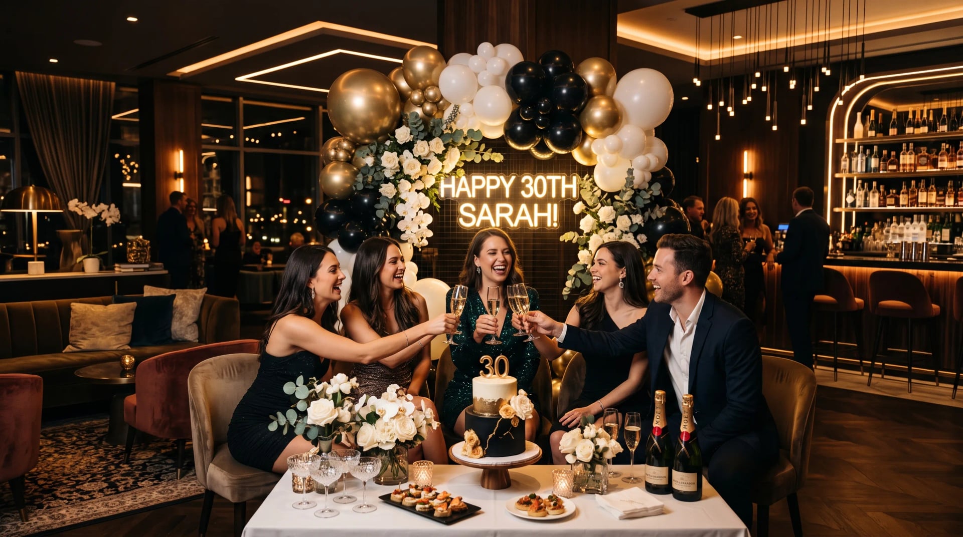 A private birthday party and karaoke celebration
